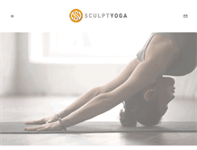 Tablet Screenshot of hotsculptyoga.com